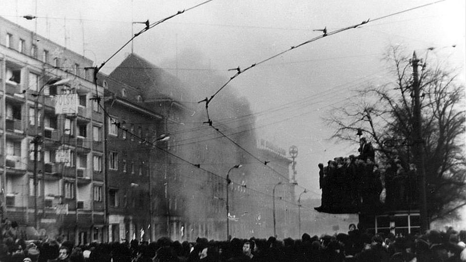 Zdjęcie z albumu "Zbuntowane miasto, szczeciński Grudzień 70" - Styczeń 71. fot. OBEP IPN