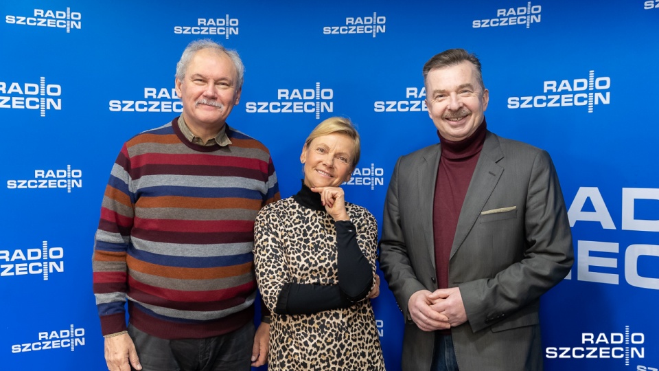 Goście niedzielnej "Kawiarenki politycznej" w Radiu Szczecin. Fot. Robert Stachnik [Radio Szczecin]