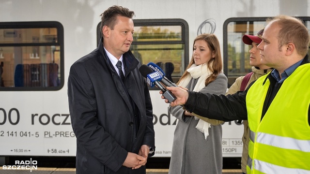 Fot. Łukasz Szełemej [Radio Szczecin] Podróż trasą przyszłej Szczecińskiej Kolei Metropolitalnej [WIDEO, ZDJĘCIA]