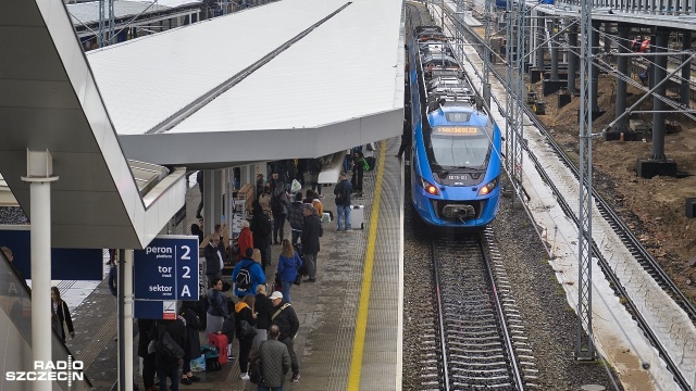 Fot. Łukasz Szełemej [Radio Szczecin] Podróż trasą przyszłej Szczecińskiej Kolei Metropolitalnej [WIDEO, ZDJĘCIA]