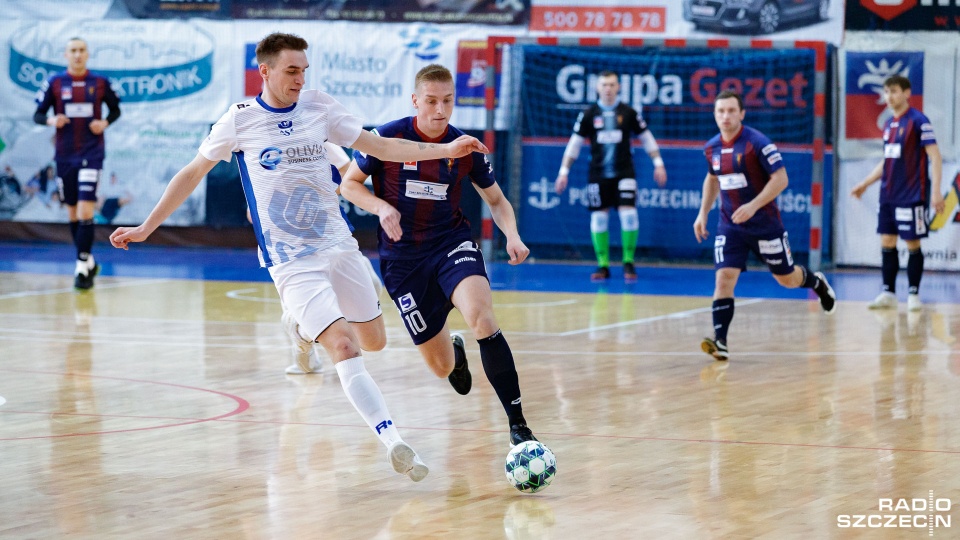 Szczecinianie pokonali w sobotę AZS Gdańsk 5:2 w meczu ekstraklasy futsalu. Fot. Robert Stachnik [Radio Szczecin]