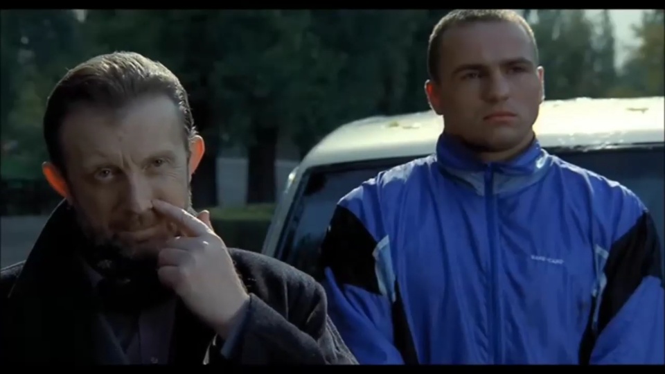 Krzysztof Jarzyna ze Szczecina. Mat. kadr z filmu "Poranek Kojota"