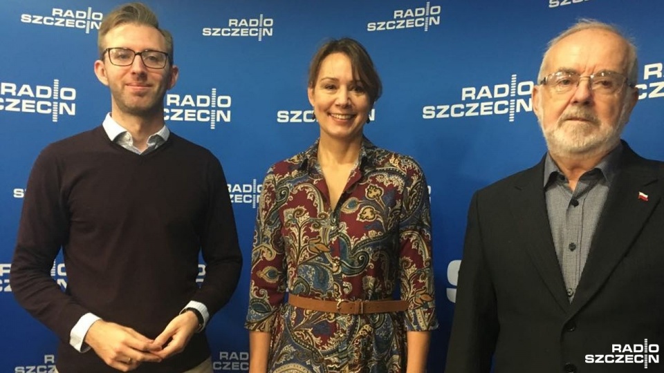 Kawiarenka polityczna w Radiu Szczecin. Fot. Jacek Rujna [Radio Szczecin]