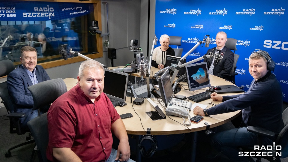 Kawiarenka Polityczna w Radiu Szczecin. Fot. Robert Stachnik [Radio Szczecin]