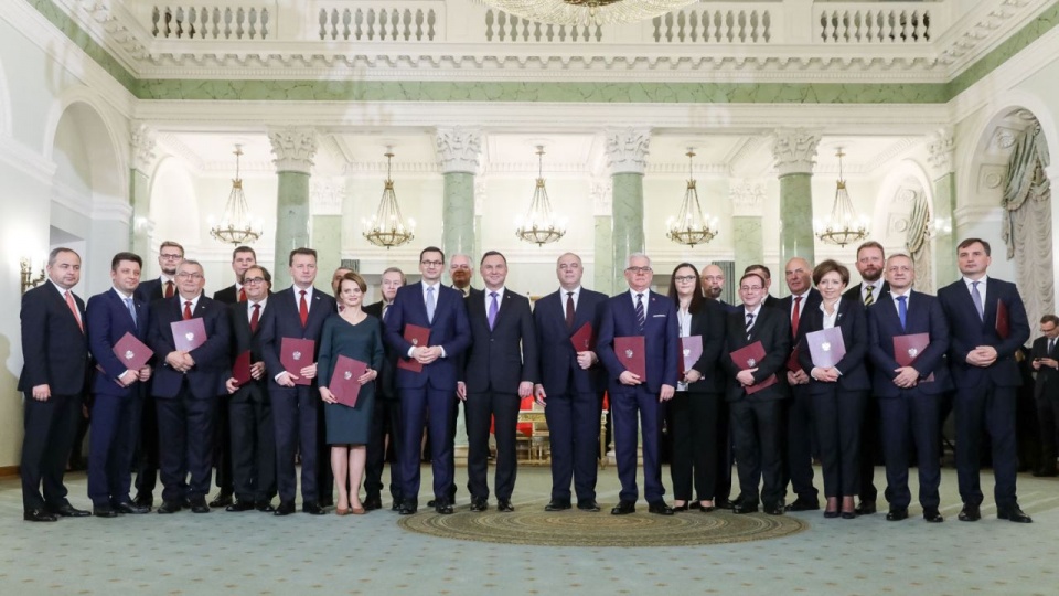Prezydent powołał nowy rząd. Nowy gabinet będzie liczył 20 resortów. Fot. Krzysztof Sitkowski / KPRP
