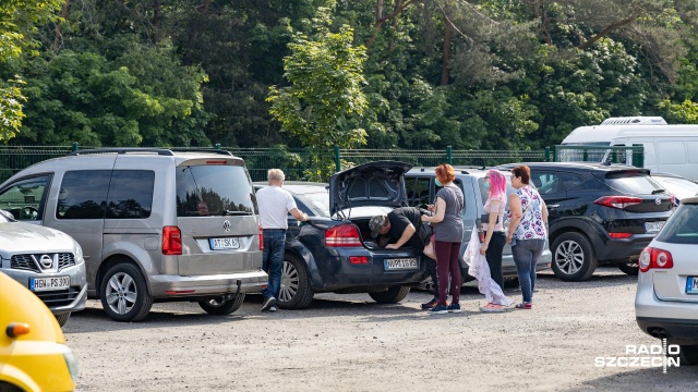 Fot. Robert Stachnik [Radio Szczecin] Przygraniczne targowiska szykują się na oblężenie [DUŻO ZDJĘĆ]