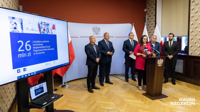 Fot. Robert Stachnik [Radio Szczecin] Rząd przekaże 26 mln zł na budowę nowej siedziby pogotowia w Szczecinie [ZDJĘCIA]