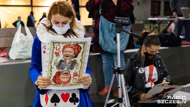 Fot. Robert Stachnik [Radio Szczecin] Kolejny dzień protestów [DUŻO ZDJĘĆ]