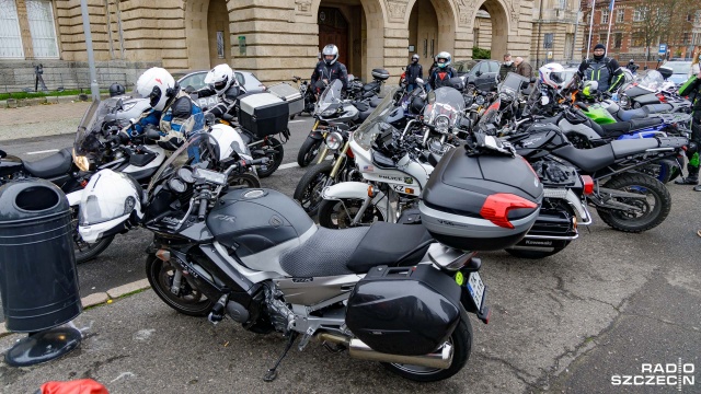 Fot. Robert Stachnik [Radio Szczecin] "Motocykl to wolność. Nie chcemy, aby naszym kobietom ją odebrano" [WIDEO, ZDJĘCIA]