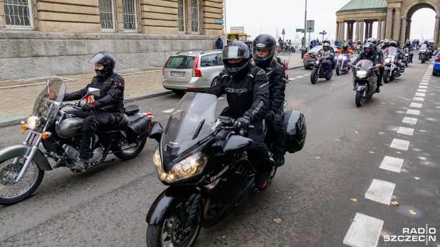 Fot. Robert Stachnik [Radio Szczecin] "Motocykl to wolność. Nie chcemy, aby naszym kobietom ją odebrano" [WIDEO, ZDJĘCIA]