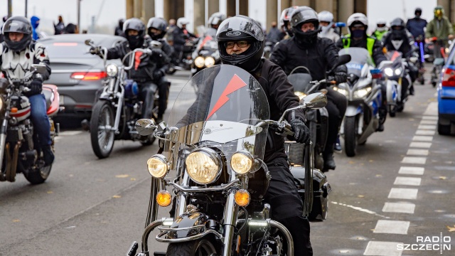 Fot. Robert Stachnik [Radio Szczecin] "Motocykl to wolność. Nie chcemy, aby naszym kobietom ją odebrano" [WIDEO, ZDJĘCIA]