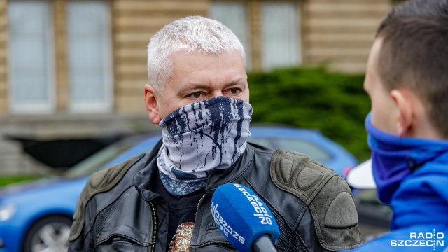 Fot. Robert Stachnik [Radio Szczecin] "Motocykl to wolność. Nie chcemy, aby naszym kobietom ją odebrano" [WIDEO, ZDJĘCIA]