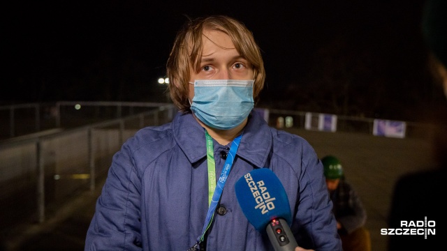 Fot. Robert Stachnik [Radio Szczecin] "Grudzień '70" zapłonął na Placu Solidarności [WIDEO, ZDJĘCIA]