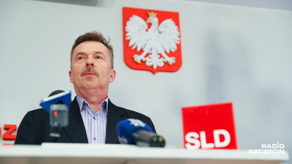 Sprawa Grodzkiego to "spektakl medialny" a sprawę niech rozstrzyga prokuratura - mówił w "Rozmowach pod krawatem" poseł SLD Dariusz Wieczorek. Fot. Robert Stachnik [Radio Szczecin]