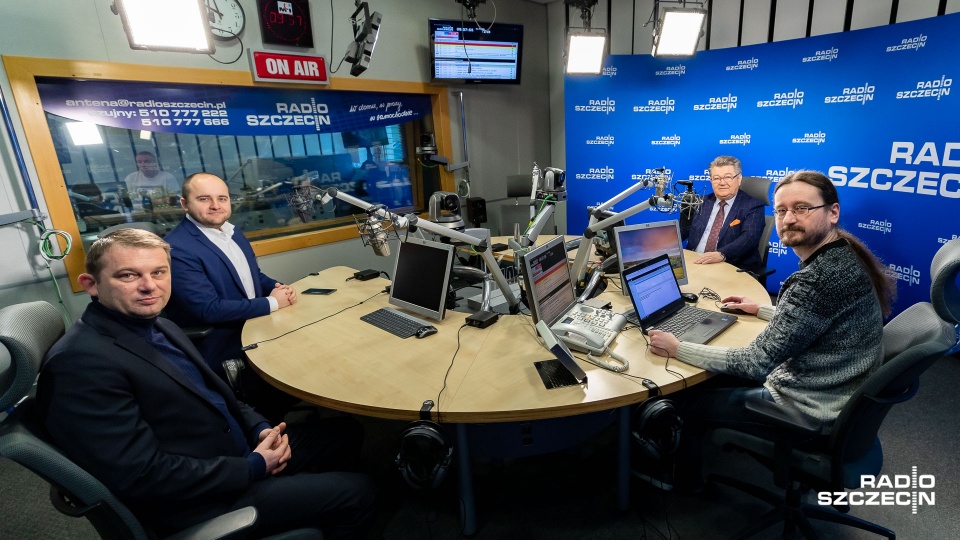 "Kawiarenka polityczna" Radia Szczecin. Fot. Robert Stachnik [Radio Szczecin]
