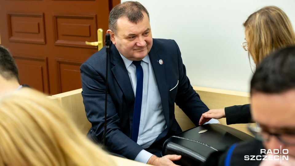 Łącznie na Stanisławie Gawłowskim ciąży 7 zarzutów - w tym 4 korupcyjne. Fot. Robert Stachnik [Radio Szczecin]