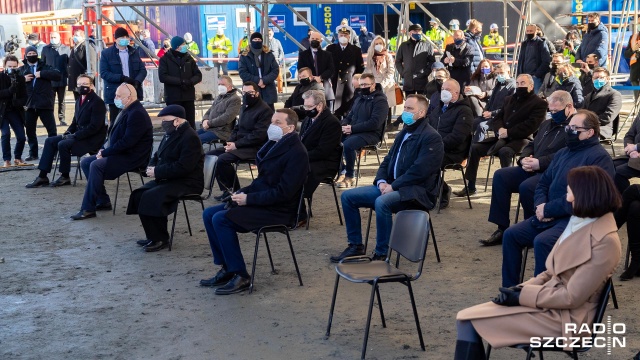 Fot. Robert Stachnik [Radio Szczecin] Budowa tunelu w Świnoujściu ruszyła [WIDEO, ZDJĘCIA]