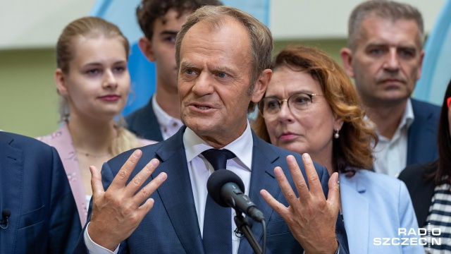 Fot. Robert Stachnik [Radio Szczecin] Tusk zapytany o tunel w Świnoujściu. "Nie miałem wtedy pieniędzy" [ZDJĘCIA]