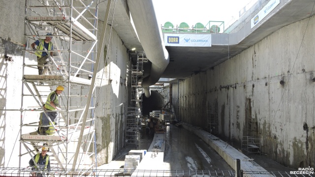 Tunel w Świnoujściu na półmetku [ZDJĘCIA]