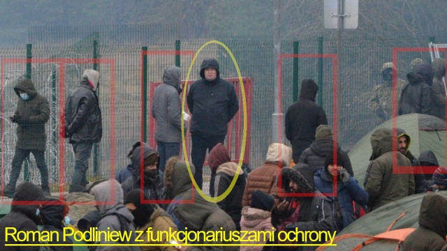Wiceszef białoruskich pograniczników podczas szturmu na granicę
