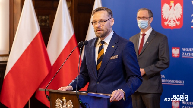 Zrealizowano wszystkie wnioski - zaznacza wojewoda zachodniopomorski, Zbigniew Bogucki. Fot. Robert Stachnik [Radio Szczecin] Fundusz Solidarnościowy - zrealizowane wszystkie wnioski w regionie [ZDJĘCIA]