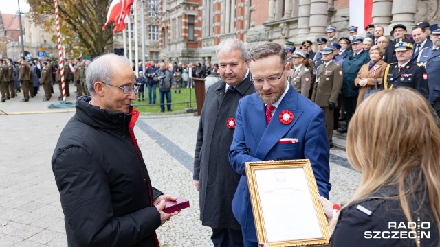 Fot. Robert Stachnik [Radio Szczecin] Uroczystości wojewódzkie i Festyn Niepodległościowy na Wałach Chrobrego [WIDEO, ZDJĘCIA]