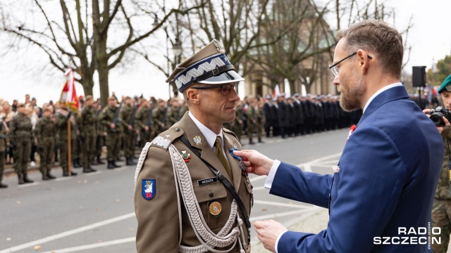 Fot. Robert Stachnik [Radio Szczecin] Uroczystości wojewódzkie i Festyn Niepodległościowy na Wałach Chrobrego [WIDEO, ZDJĘCIA]