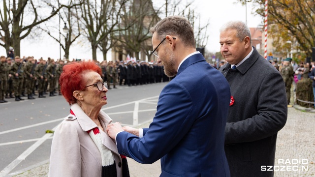 Fot. Robert Stachnik [Radio Szczecin] Uroczystości wojewódzkie i Festyn Niepodległościowy na Wałach Chrobrego [WIDEO, ZDJĘCIA]