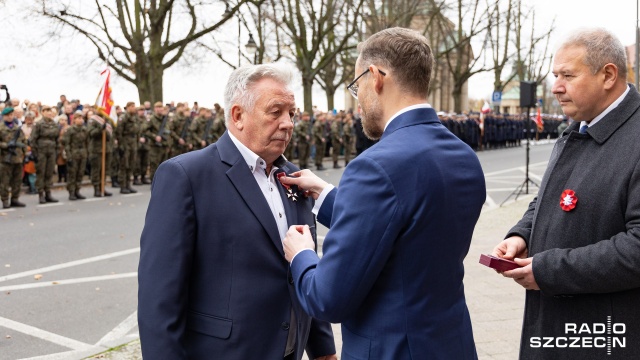 Fot. Robert Stachnik [Radio Szczecin] Uroczystości wojewódzkie i Festyn Niepodległościowy na Wałach Chrobrego [WIDEO, ZDJĘCIA]