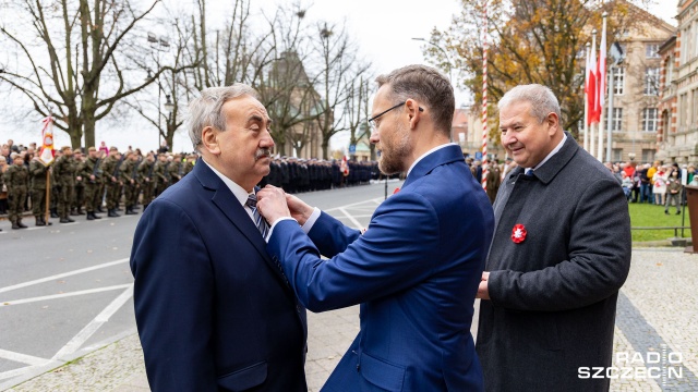 Fot. Robert Stachnik [Radio Szczecin] Uroczystości wojewódzkie i Festyn Niepodległościowy na Wałach Chrobrego [WIDEO, ZDJĘCIA]