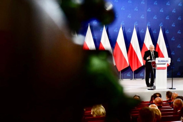 Walka z inflacją, obronność. Prezes PiS w Suwałkach