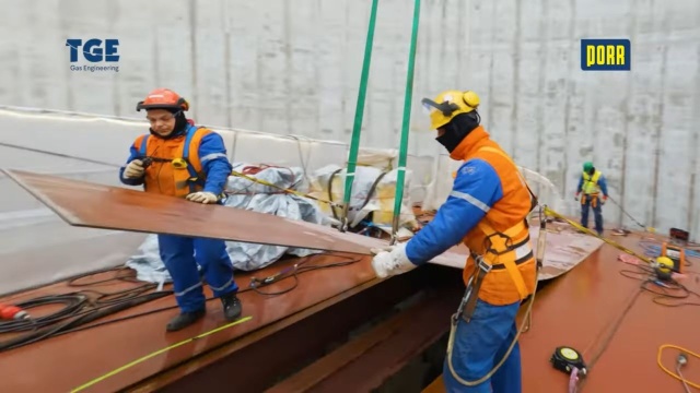 Budowa trzeciego zbiornika LNG [WIDEO]