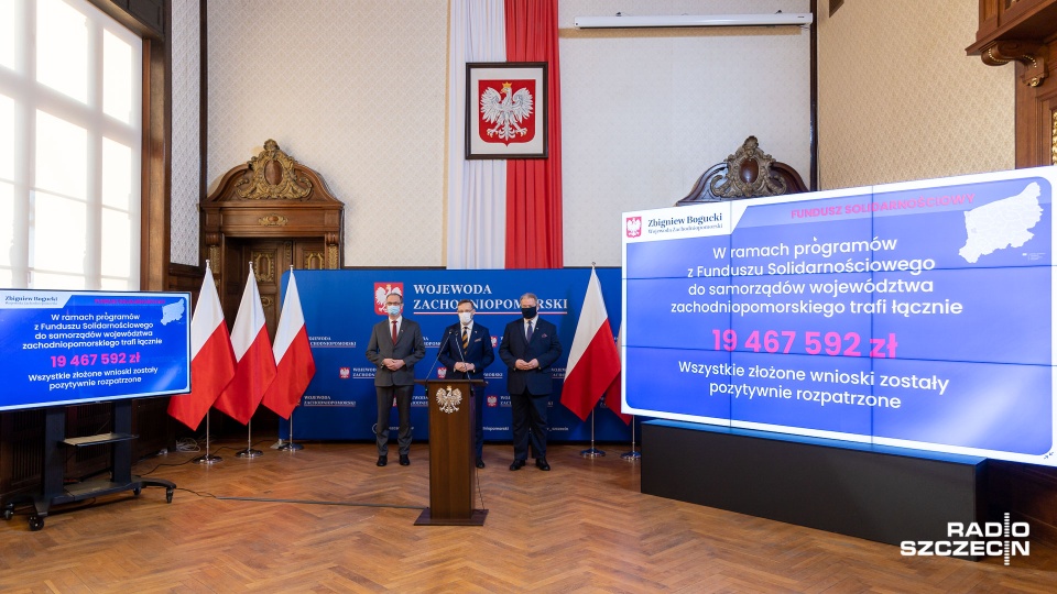 Zrealizowano wszystkie wnioski - zaznacza wojewoda zachodniopomorski, Zbigniew Bogucki. Fot. Robert Stachnik [Radio Szczecin]