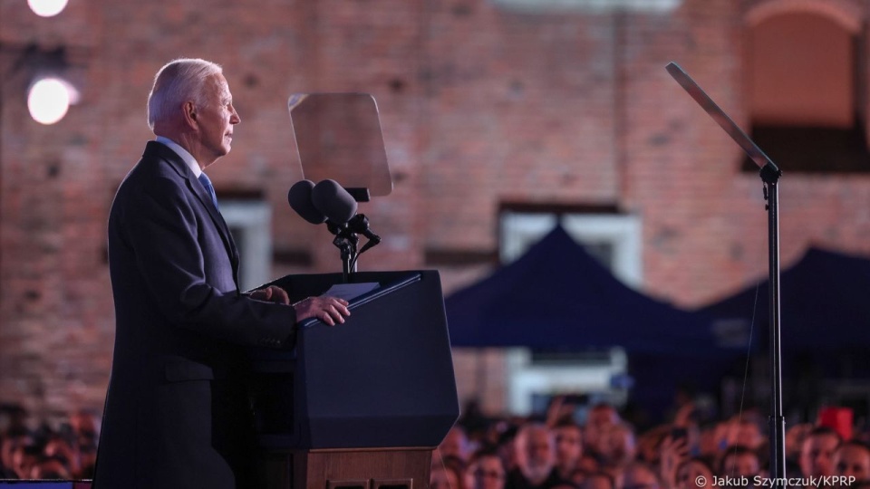 Joe Biden W Warszawie. źródło: https://twitter.com/prezydentpl