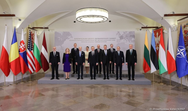 Warszawa: szczyt przywódców B9 z udziałem Joe Bidena