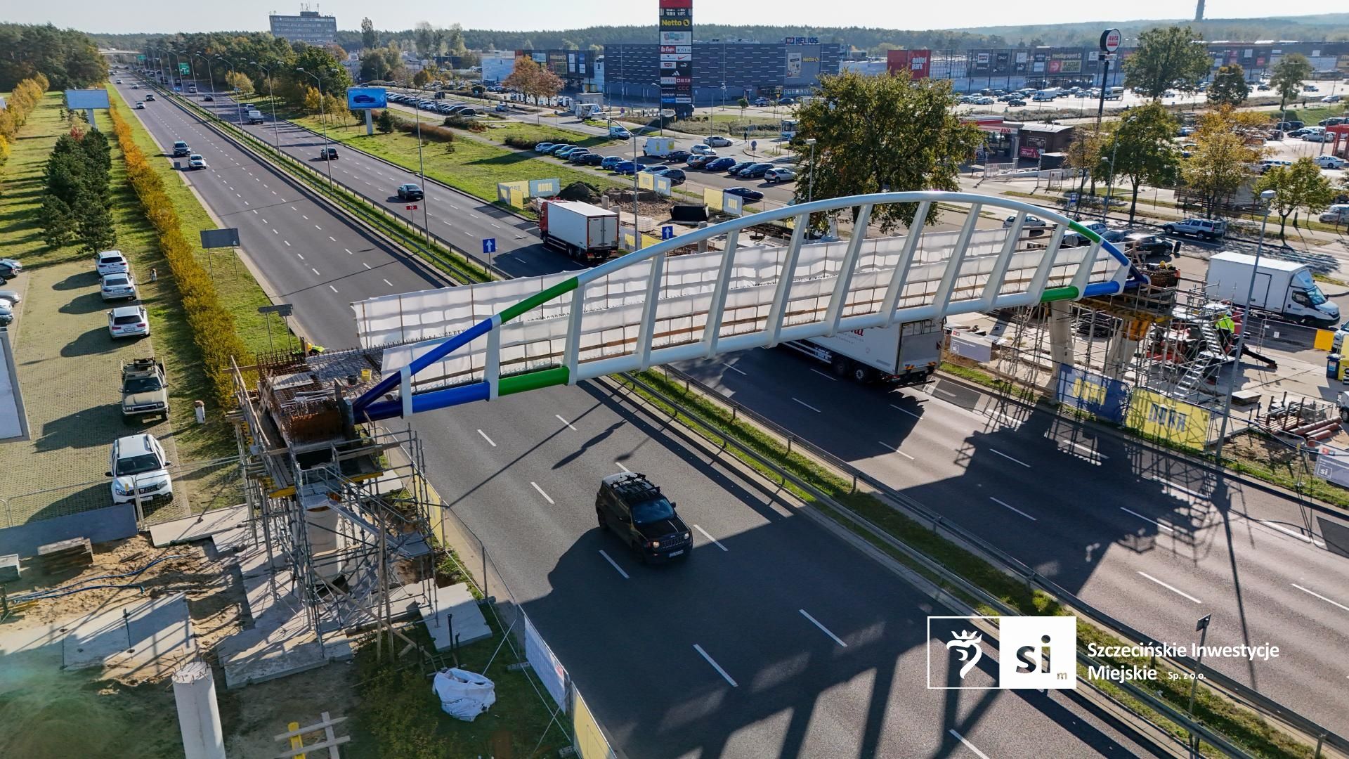 Będą utrudniania dla kierowców na ulicy Struga. To z powodu kolejnego etapu prac przy budowie kładki pieszo-rowerowej.