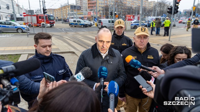 Fot. Robert Stachnik [Radio Szczecin] 15 osób rannych na placu Rodła [ZDJĘCIA]