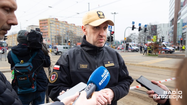 Fot. Robert Stachnik [Radio Szczecin] 15 osób rannych na placu Rodła [ZDJĘCIA]