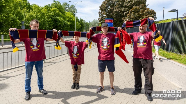 Fot. Robert Stachnik [Radio Szczecin] Jest optymizm. Kibice Pogoni typują wynik finału Pucharu Polski [ZDJĘCIA]