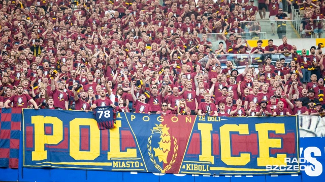 Fot. Robert Stachnik [Radio Szczecin] Puchar wyślizgnął się z rąk portowców. Pogoń przegrywa z Wisłą 1:2 [ZDJĘCIA]