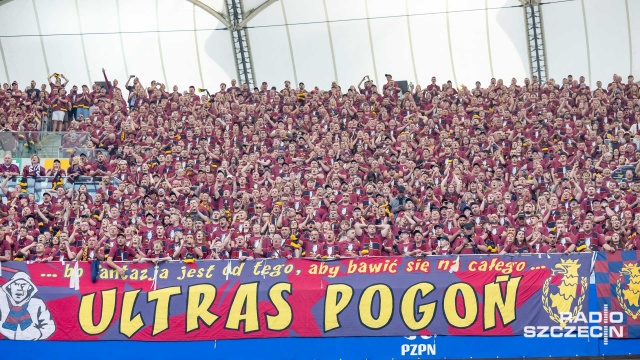 Fot. Robert Stachnik [Radio Szczecin] Puchar wyślizgnął się z rąk portowców. Pogoń przegrywa z Wisłą 1:2 [ZDJĘCIA]