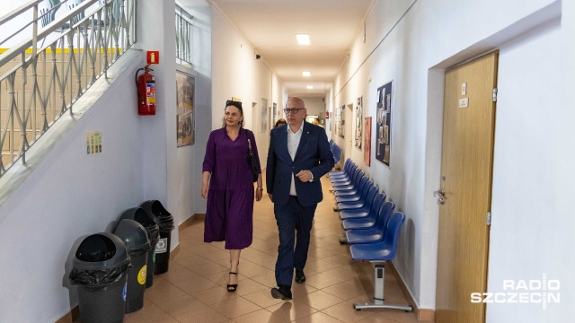 Fot. Robert Stachnik [Radio Szczecin] Brudziński przy urnie: decydujmy o naszym życiu w kolejnych latach [ZDJĘCIA]