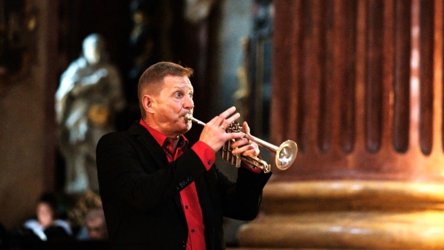 Roman Gryń – trębacz. Fot. Archiwum artysty Festiwal „Muzyczna podróż śladami Grünebergów” w Białogardzie [ZDJĘCIA]