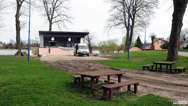 Wyremontowany amfiteatr w Lipianach zostanie oddany do użytku już w połowie kwietnia.