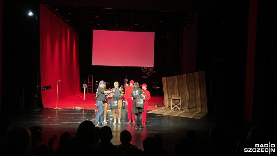 Na scenie włoskiej Teatru Polskiego brytyjski spektakl "The Making of Pinocchio" Rosany Cade i Ivora MacAskill'a. Fot. Małgorzata Frymus [Radio Szczecin]