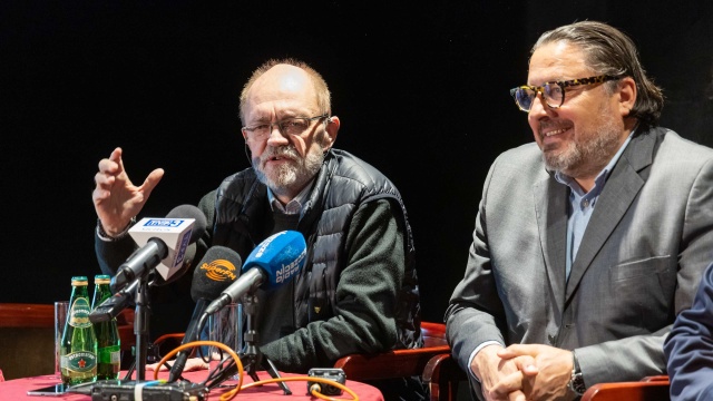 Tomasz Dostatni, Witold Jabłoński. Fot. Robert Stachnik [Radio Szczecin] Szczeciński Festiwal Bonhoeffera. Znamy program [ZDJĘCIA]
