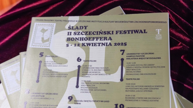 Fot. Robert Stachnik [Radio Szczecin] Szczeciński Festiwal Bonhoeffera. Znamy program [ZDJĘCIA]