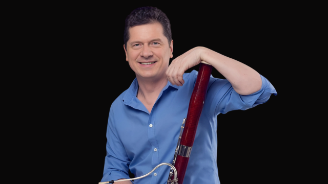 Artur Kasperek – tutor grupy instrumentów dętych drewnianych 13. International Lutosławski Youth Orchestra 2025. Fot. Materiały prasowe Filharmonii w Szczecinie Zagraj w International Lutosławski Youth Orchestra [ZDJĘCIA]