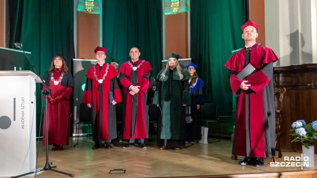 Fot. Robert Stachnik [Radio Szczecin] Mariusz Kwiecień z tytułem doktora honoris causa Akademii Sztuki w Szczecinie [WIDEO, ZDJĘCIA]