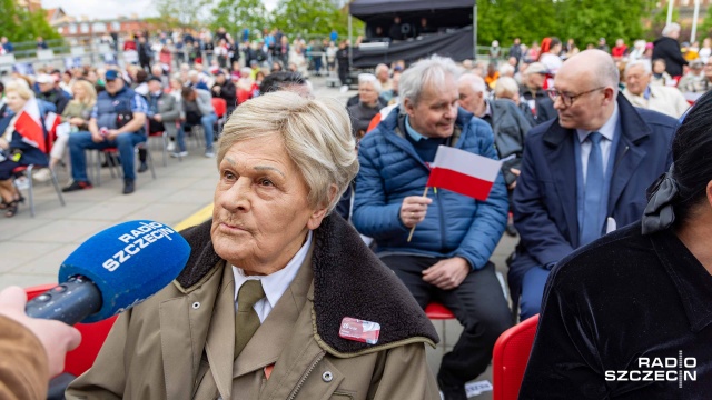 Fot. Robert Stachnik [Radio Szczecin] 80 lat polskiego Pomorza Zachodniego. Świętowaliśmy na pl. Solidarności [WIDEO, ZDJĘCIA]